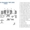 Lincoln Navigator wiring diagram for interior accessories, specifically the dash trim kit.