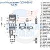 Mercury mountaineer 2003-2010 dash wiring diagram with interior dash trim kit accessories for car.