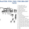 Fits Ford F-250 / F-350 / F-450 / F-550 2004 2005 2006 2007 with a Wood dash kit.